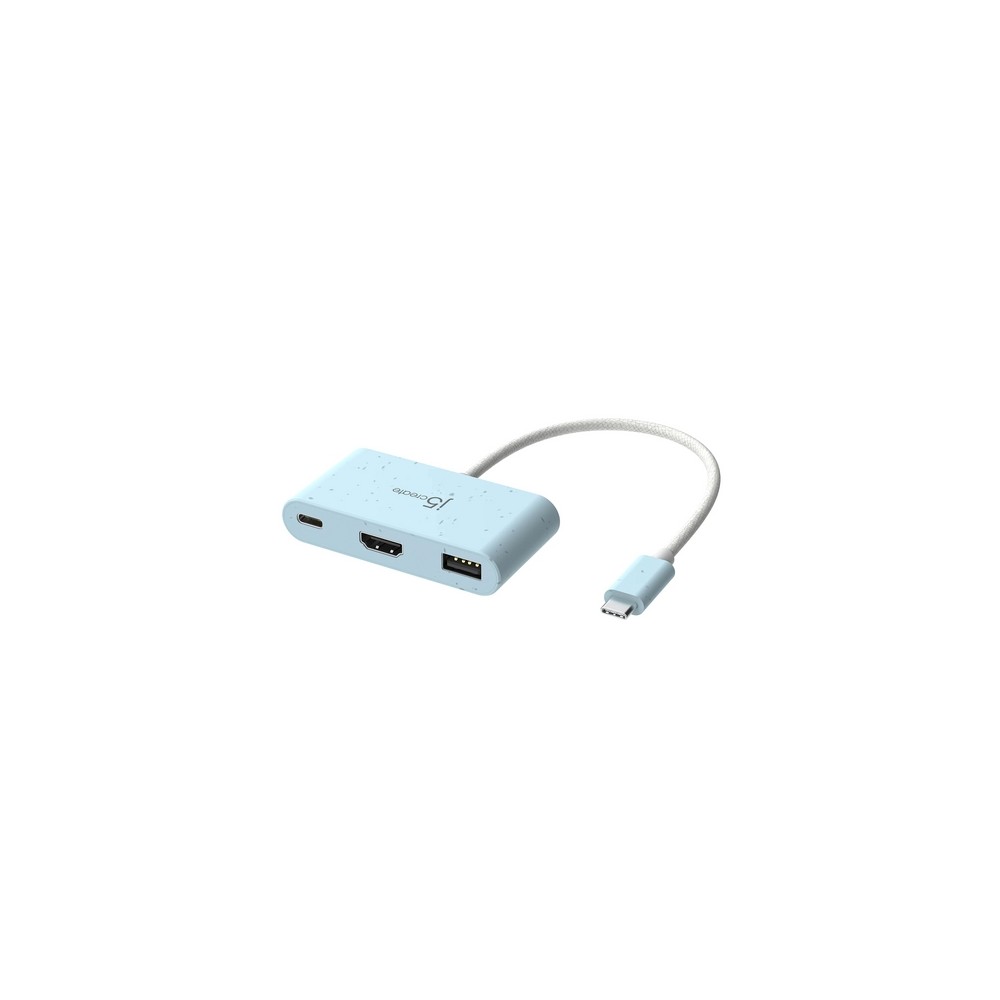 Eco-Friendly USB-C  to HDMI  & USB  Type-A with Power Delivery