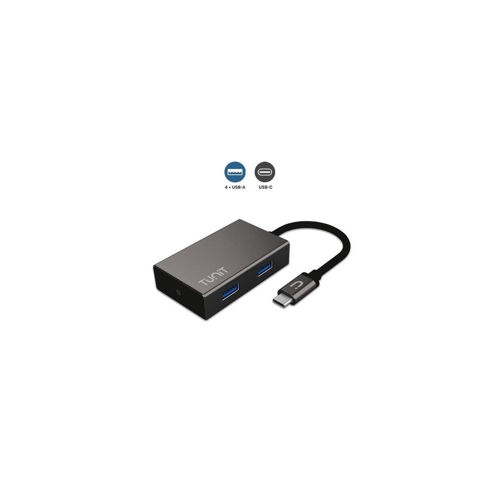 TUNIT Adattatore Hub Multiporta USB-C a 4x USB-A