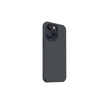 Cover in microfibra e silicone per iPhone 13 e 13 Pro - Black