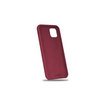 Cover in microfibra e silicone per iPhone 12 Mini - Red Rose