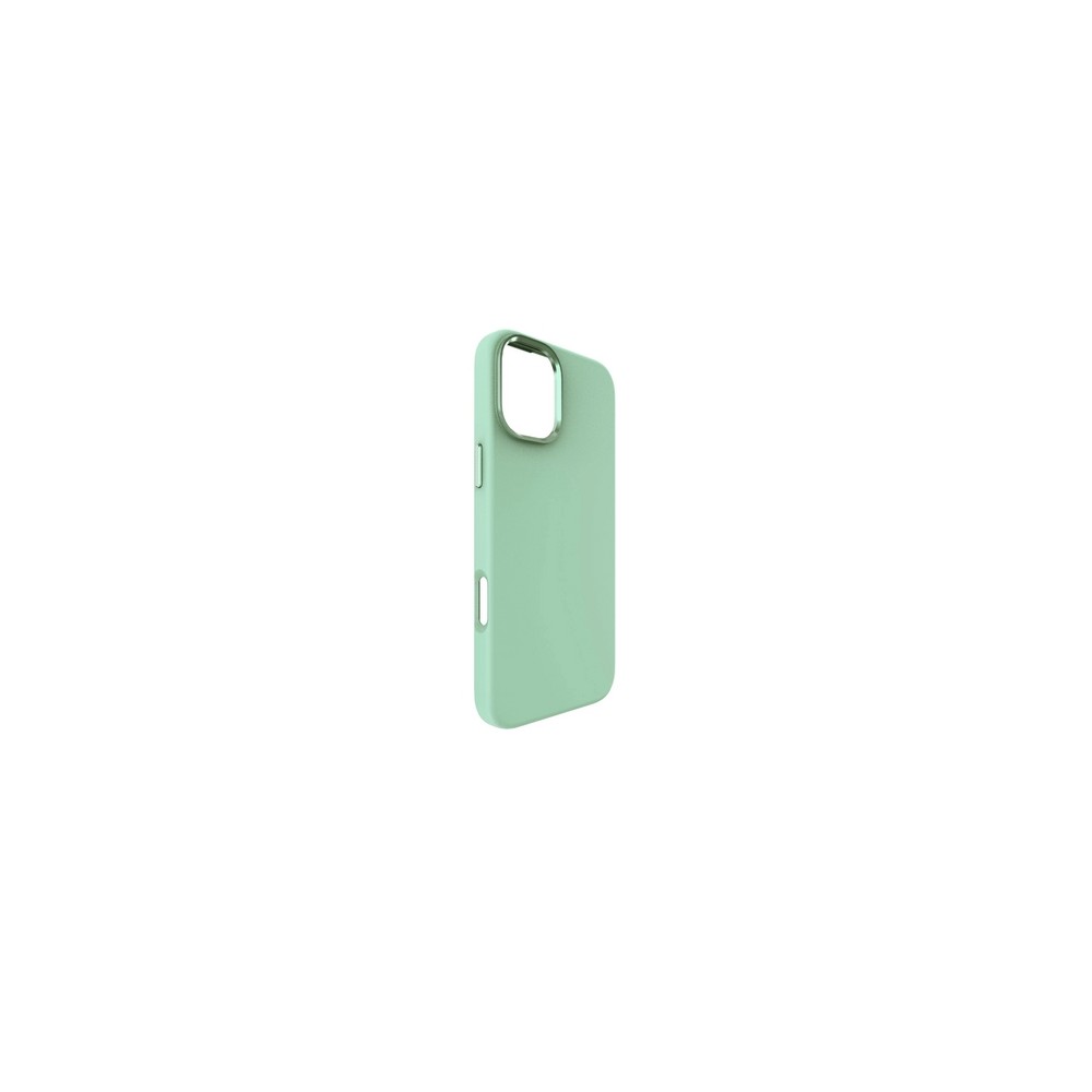 TUNIT SOFT TOUCH cover in silicone per iPhone 16 Plus MagSafe compatible - Mint