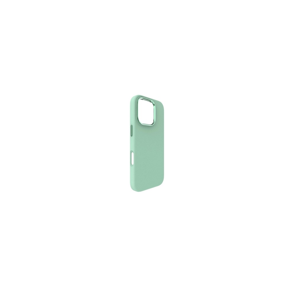 TUNIT SOFT TOUCH cover in silicone per iPhone 16 Pro MagSafe compatible - Mint