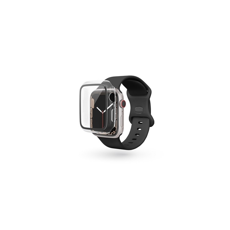 NEW: EPICO CLEAR GLASS CASE APPLE WATCH 7 (41 mm)