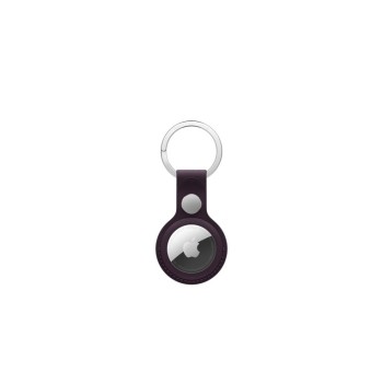 AirTag FineWoven Key Ring - Blackberry