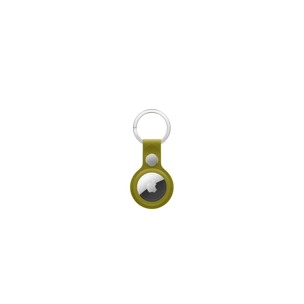 AirTag FineWoven Key Ring - Chartreuse