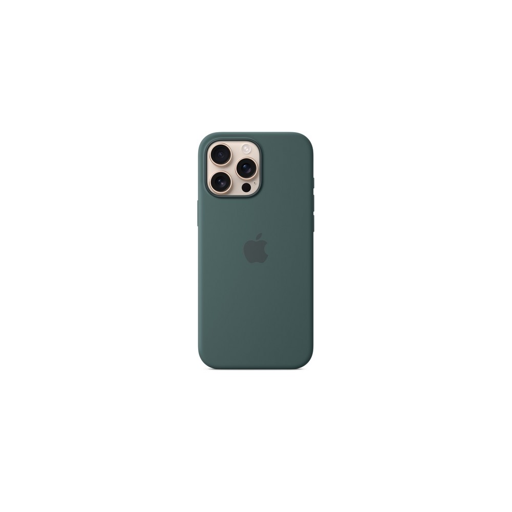 iPhone 16 Pro Max Silicone Case with MagSafe - Lake Green