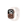 Apple Watch Series 10 GPS + Cellular 46mm Rose Gold Aluminium Case with Light Blush Sport Band - M/L