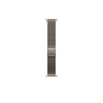 49mm Natural Titanium Milanese Loop - Medium