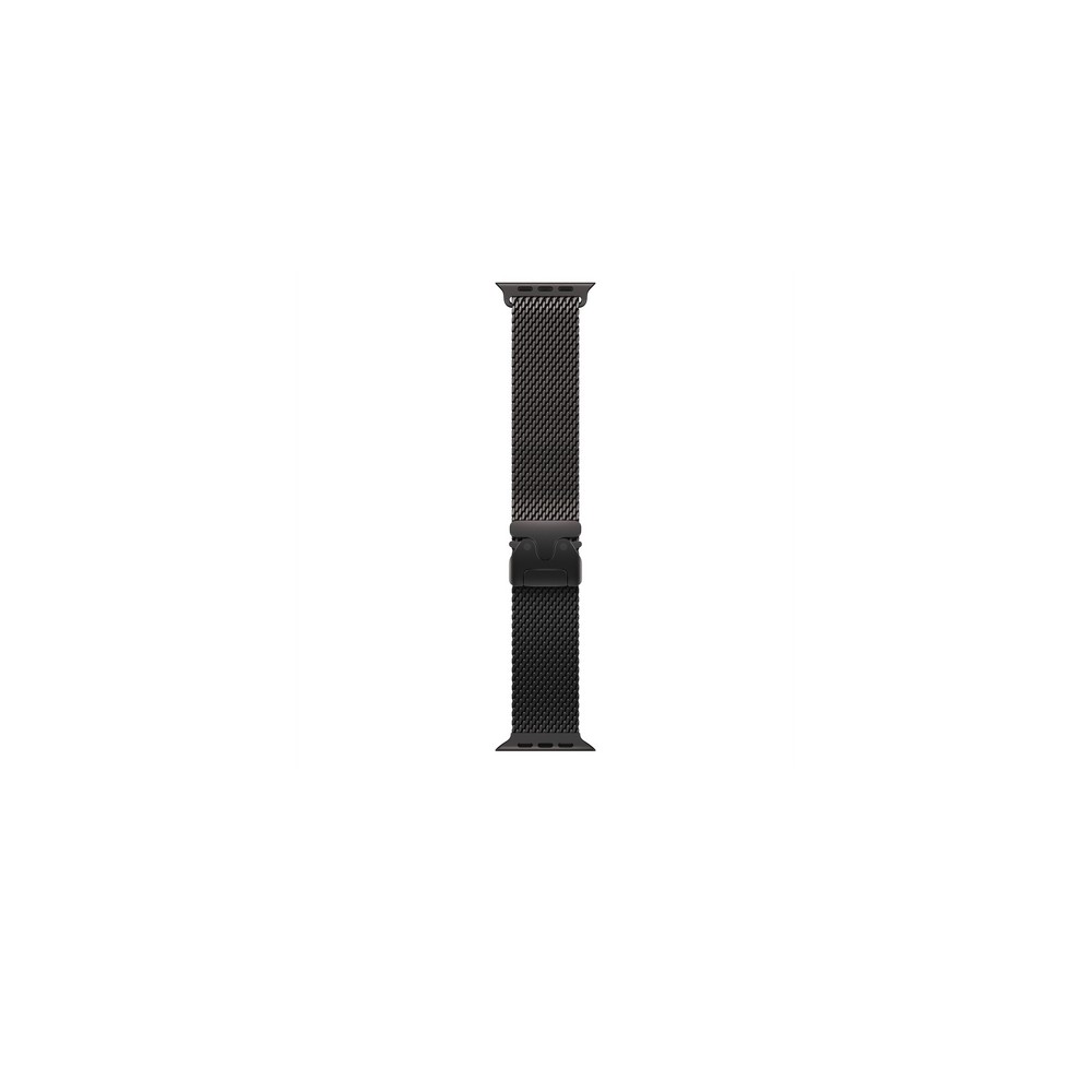 49mm Black Titanium Milanese Loop - Large