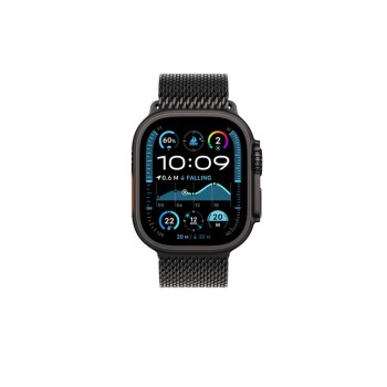 49mm Black Titanium Milanese Loop - Large