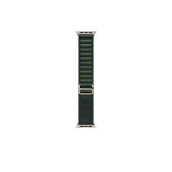 49mm Dark Green Alpine Loop - Large - Natural Titanium Finish