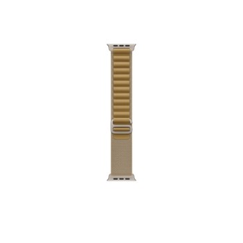 49mm Tan Alpine Loop - Small - Natural Titanium Finish