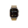 49mm Tan Alpine Loop - Small - Natural Titanium Finish