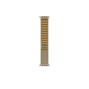 49mm Tan Alpine Loop - Medium - Natural Titanium Finish