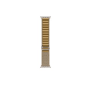 49mm Tan Alpine Loop - Medium - Natural Titanium Finish