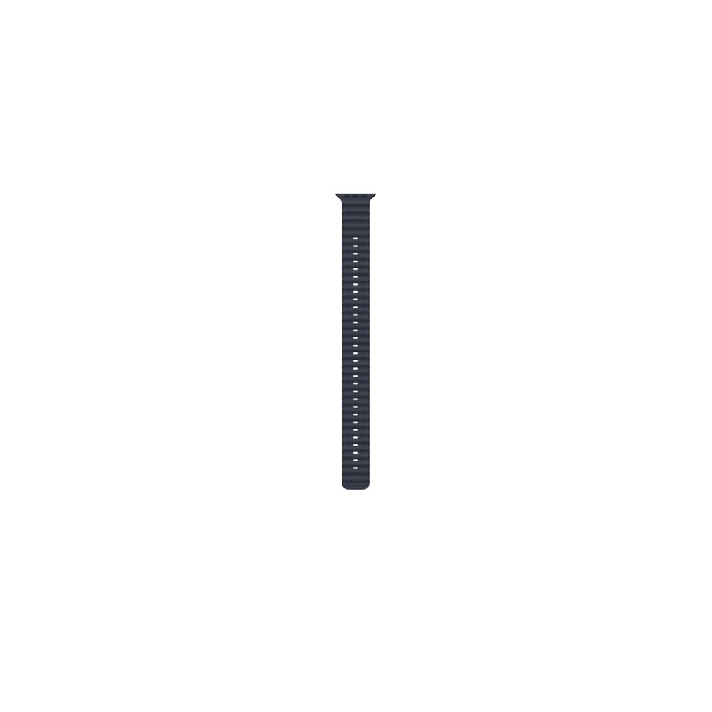 49mm Navy Ocean Band Extension - Natural Titanium Finish