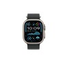 49mm Black Ocean Band - Natural Titanium Finish