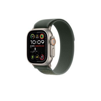 49mm Green Trail Loop - S/M - Natural Titanium Finish