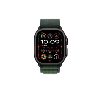 49mm Dark Green Alpine Loop - Large - Black Titanium Finish