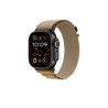 49mm Tan Alpine Loop - Small - Black Titanium Finish