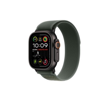 49mm Green Trail Loop - S/M - Black Titanium Finish