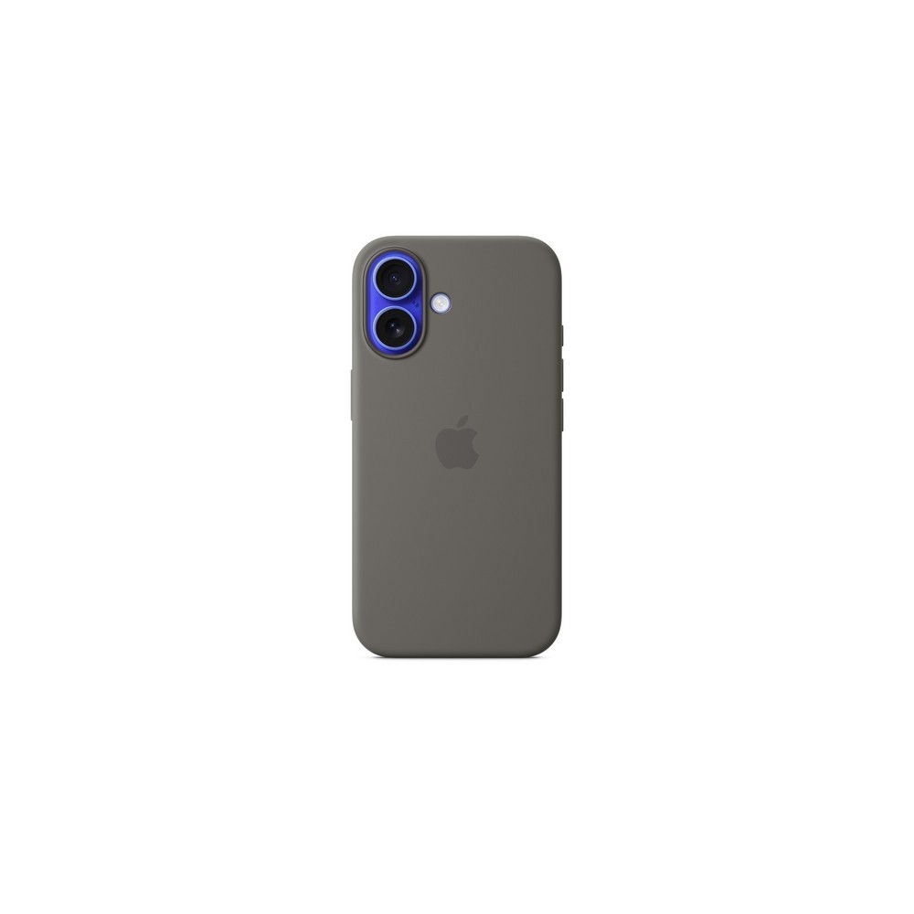 iPhone 16 Silicone Case with MagSafe - Stone Gray