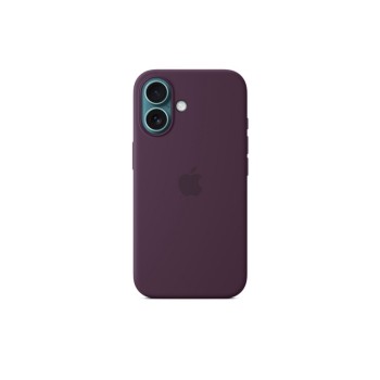 iPhone 16 Silicone Case with MagSafe - Plum