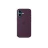 iPhone 16 Silicone Case with MagSafe - Plum