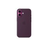 iPhone 16 Silicone Case with MagSafe - Plum