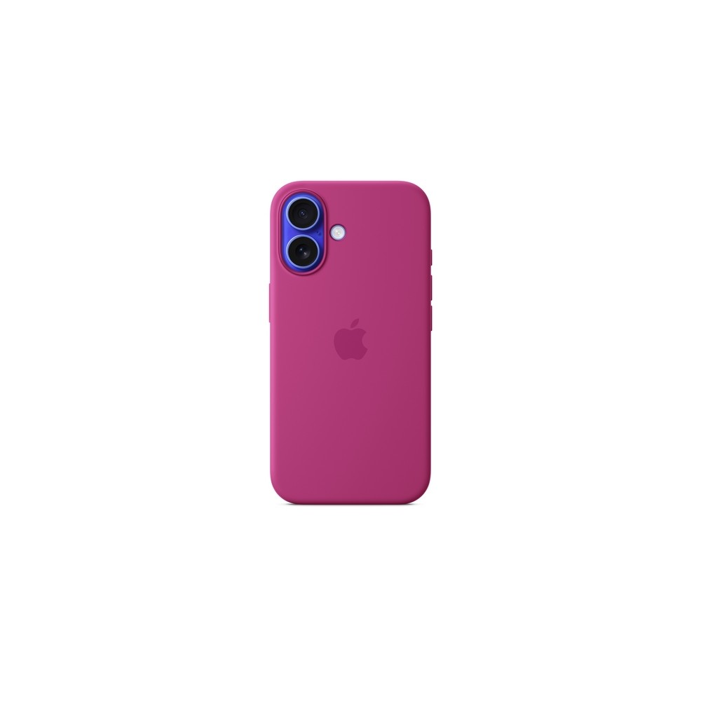 iPhone 16 Silicone Case with MagSafe - Fuchsia