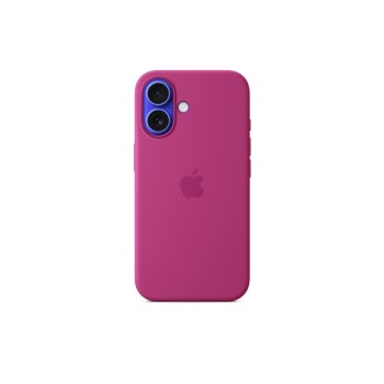 iPhone 16 Silicone Case with MagSafe - Fuchsia