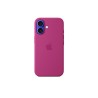 iPhone 16 Silicone Case with MagSafe - Fuchsia