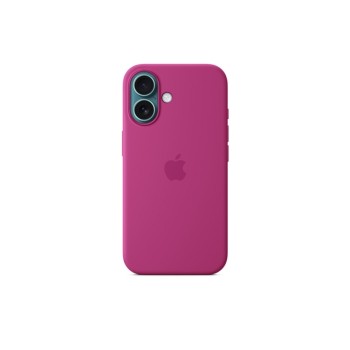 iPhone 16 Silicone Case with MagSafe - Fuchsia