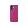 iPhone 16 Silicone Case with MagSafe - Fuchsia