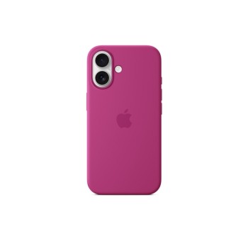 iPhone 16 Silicone Case with MagSafe - Fuchsia