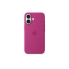 iPhone 16 Silicone Case with MagSafe - Fuchsia