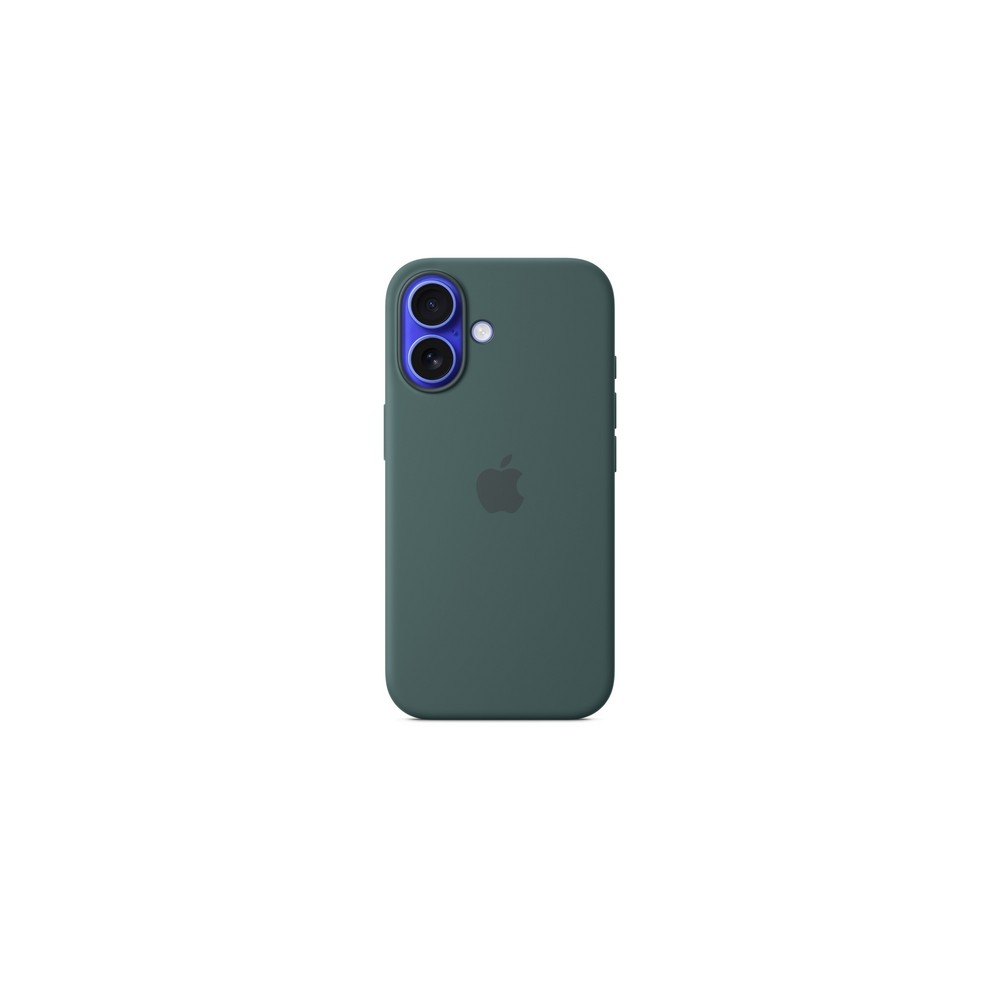 iPhone 16 Silicone Case with MagSafe - Lake Green