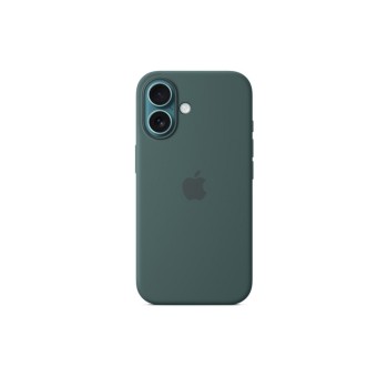 iPhone 16 Silicone Case with MagSafe - Lake Green