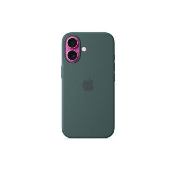 iPhone 16 Silicone Case with MagSafe - Lake Green