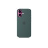 iPhone 16 Silicone Case with MagSafe - Lake Green