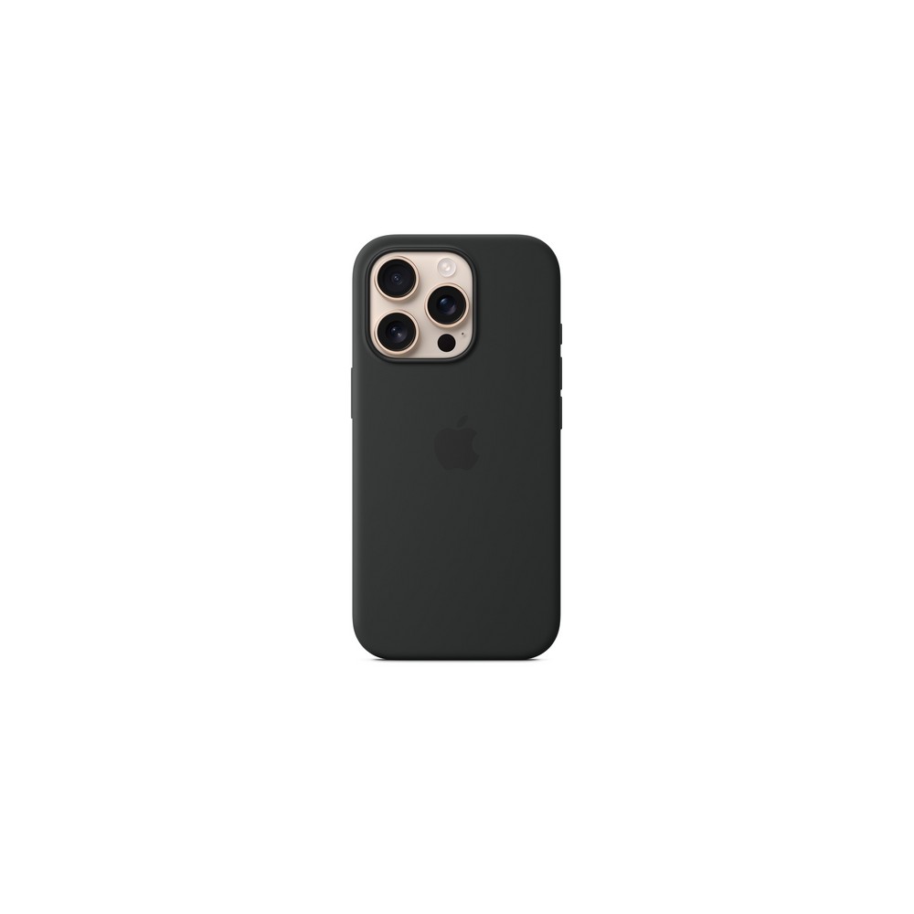 iPhone 16 Pro Silicone Case with MagSafe - Black