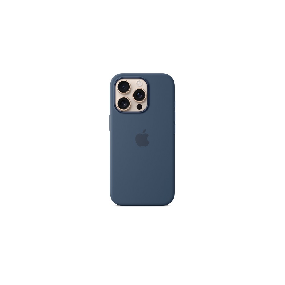 iPhone 16 Pro Silicone Case with MagSafe - Denim