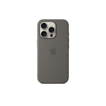 iPhone 16 Pro Silicone Case with MagSafe - Stone Gray