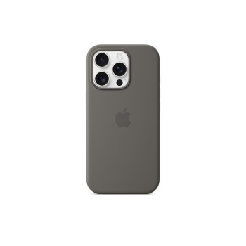 iPhone 16 Pro Silicone Case with MagSafe - Stone Gray