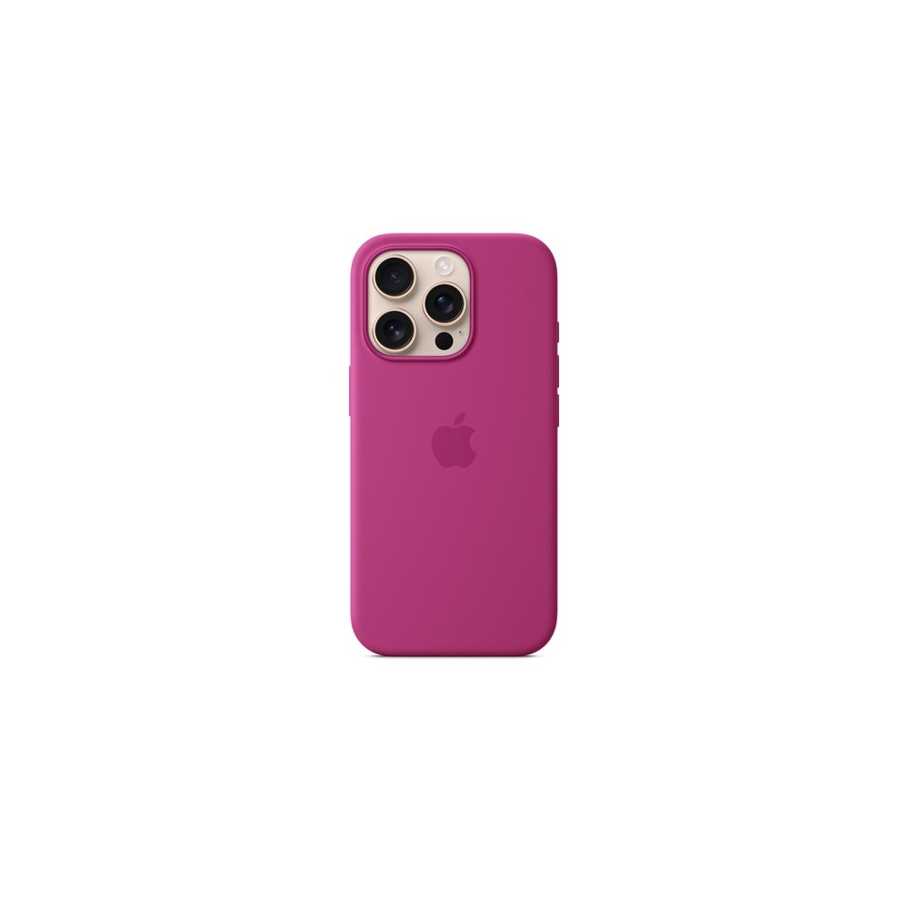 iPhone 16 Pro Silicone Case with MagSafe - Fuchsia