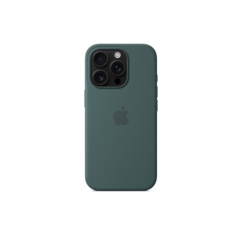 iPhone 16 Pro Silicone Case with MagSafe - Lake Green