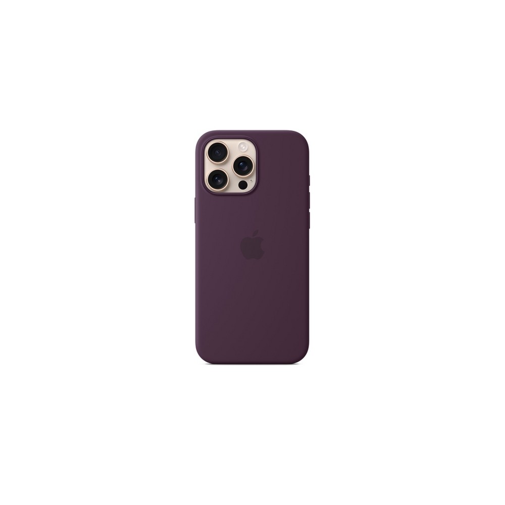 APPLE iPhone 16 Pro Max Silicone Case with MagSafe - Plum