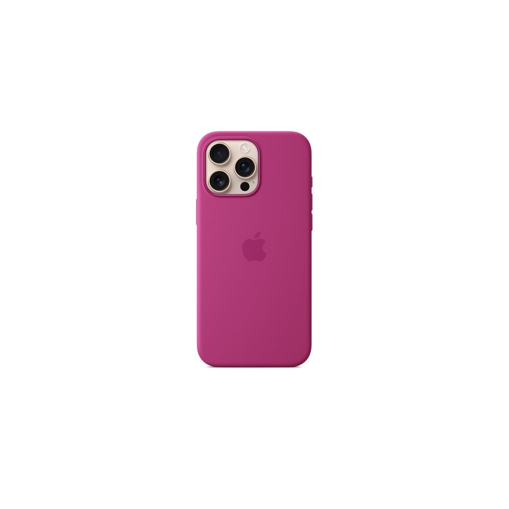 iPhone 16 Pro Max Silicone Case with MagSafe - Fuchsia