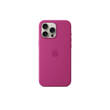 iPhone 16 Pro Max Silicone Case with MagSafe - Fuchsia