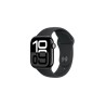 Apple Watch Series 10 GPS 42mm Jet Black Aluminium Case with Black Sport Band - S/M